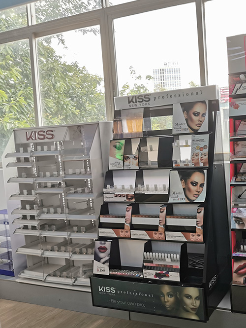 化妝品展示架樣品區