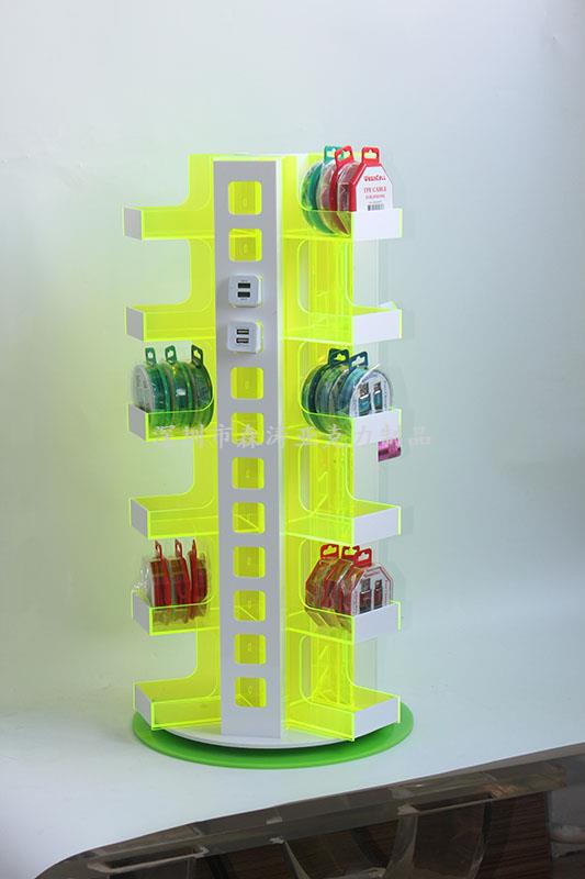 亞克力旋轉展示架|工廠|廠家|制品|加工|定制