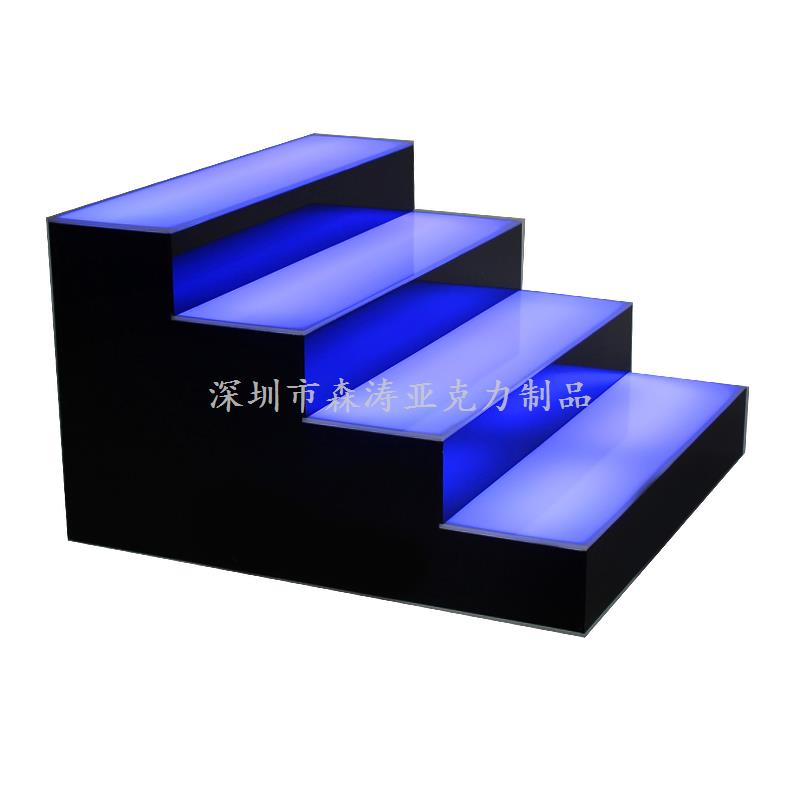 亞克力梯形展示架廠家加工|定制價格-森濤亞克力制品