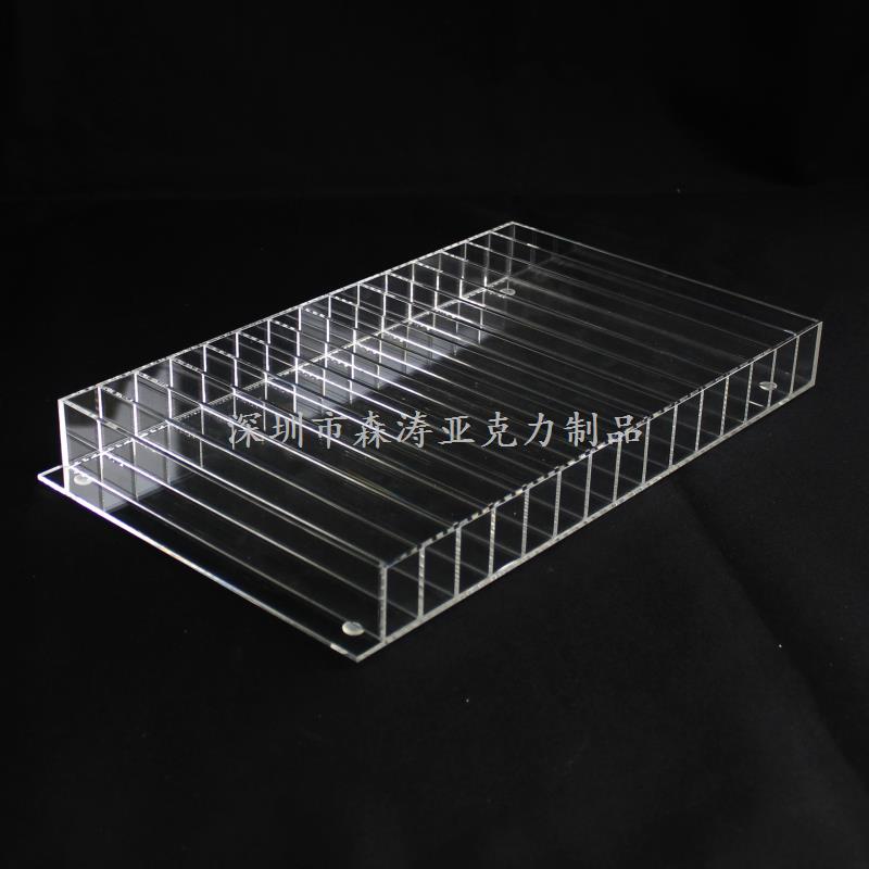 湖州亞克力展示架|收納盒廠家加工定制-深圳森濤亞克力制品