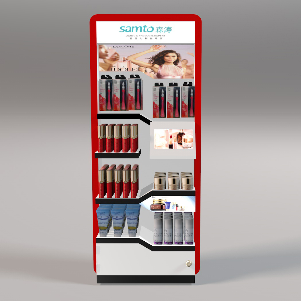 亞克力發光化妝品展示架