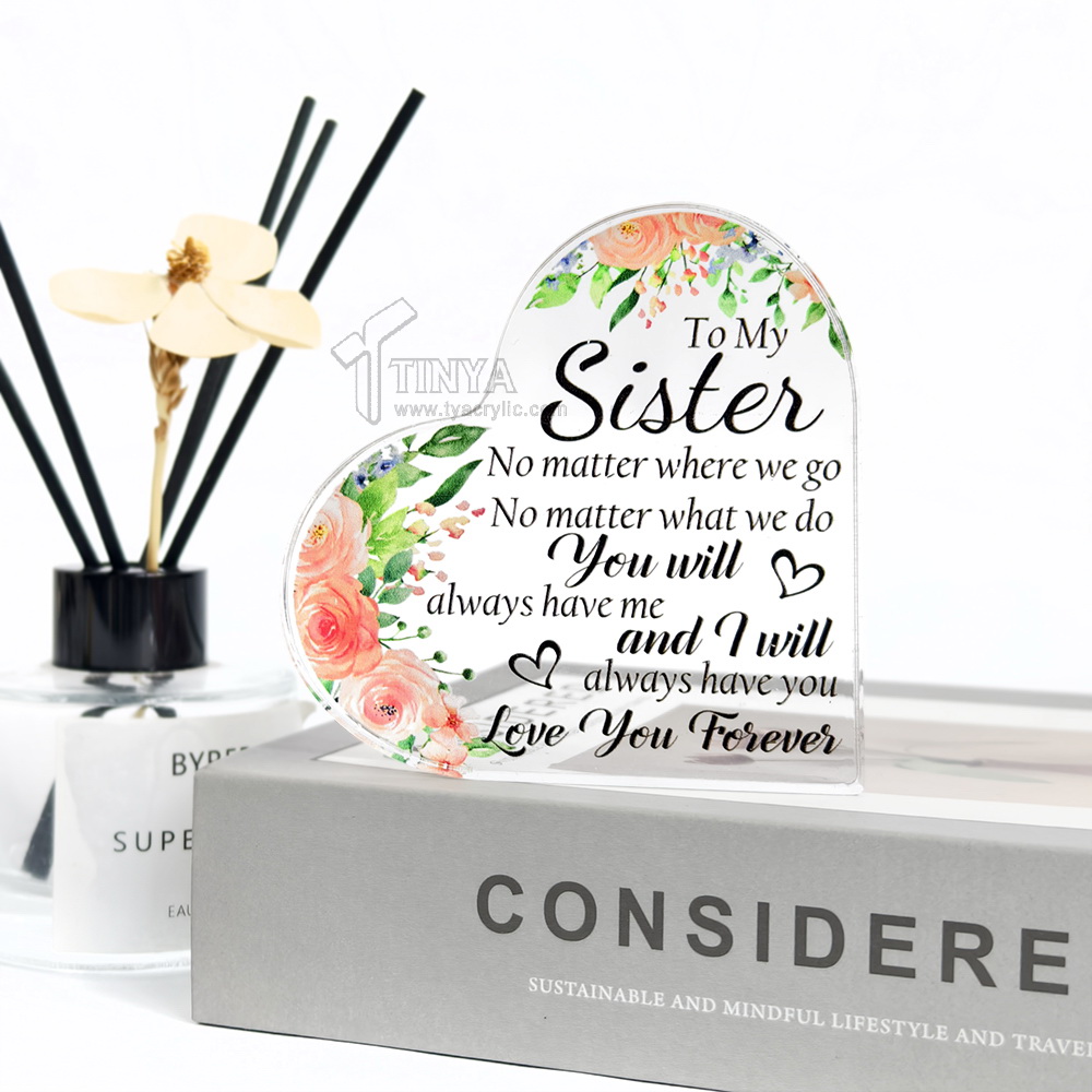 亞馬遜熱賣！亞克力心形擺件