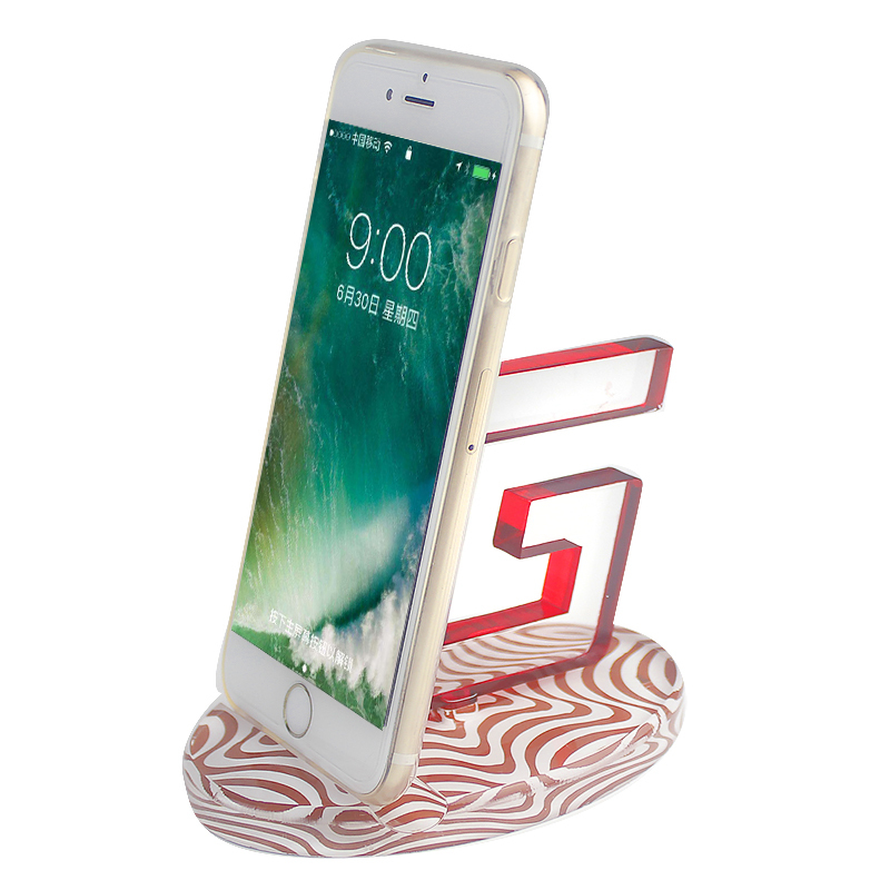 蛋形亞克力手機展架