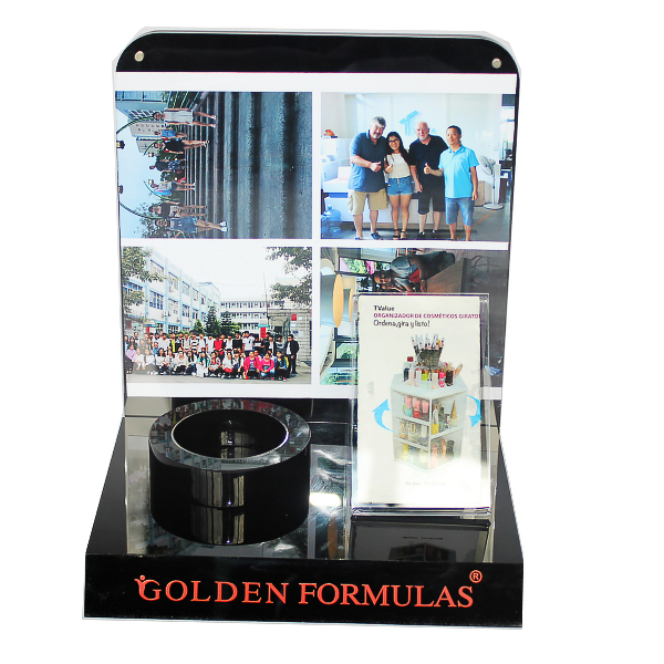 黑色單孔亞克力飲料展示架