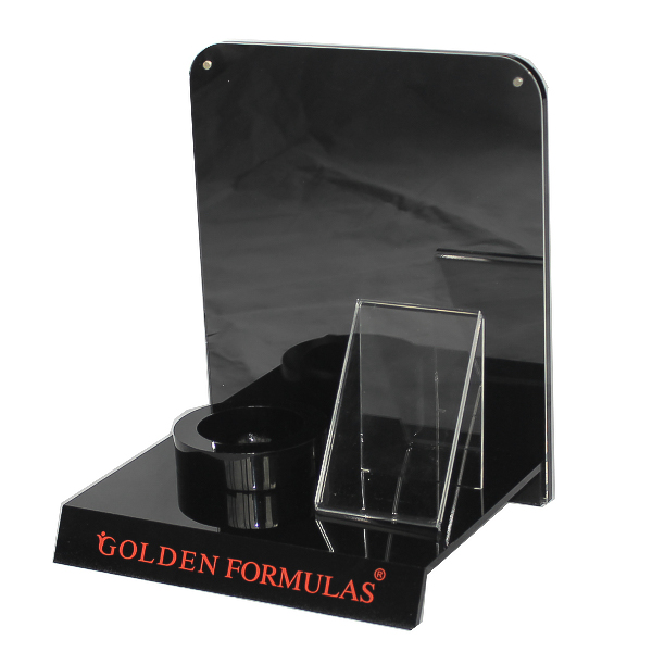 黑色單孔亞克力飲料展示架