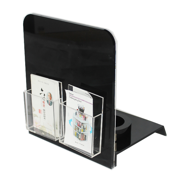 黑色單孔亞克力飲料展示架