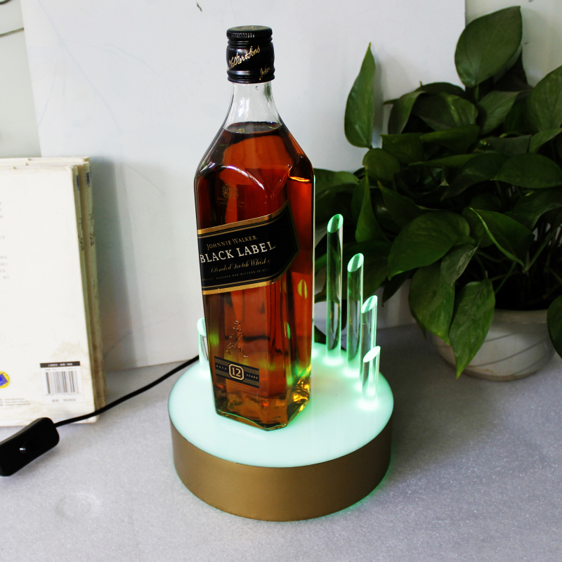 亞克力帶燈酒座