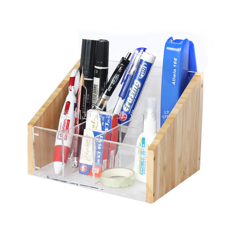 竹板亞克力文件架