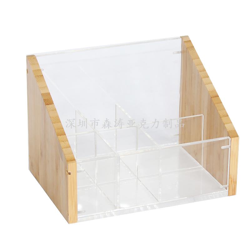 亞克力梯形三層展示架