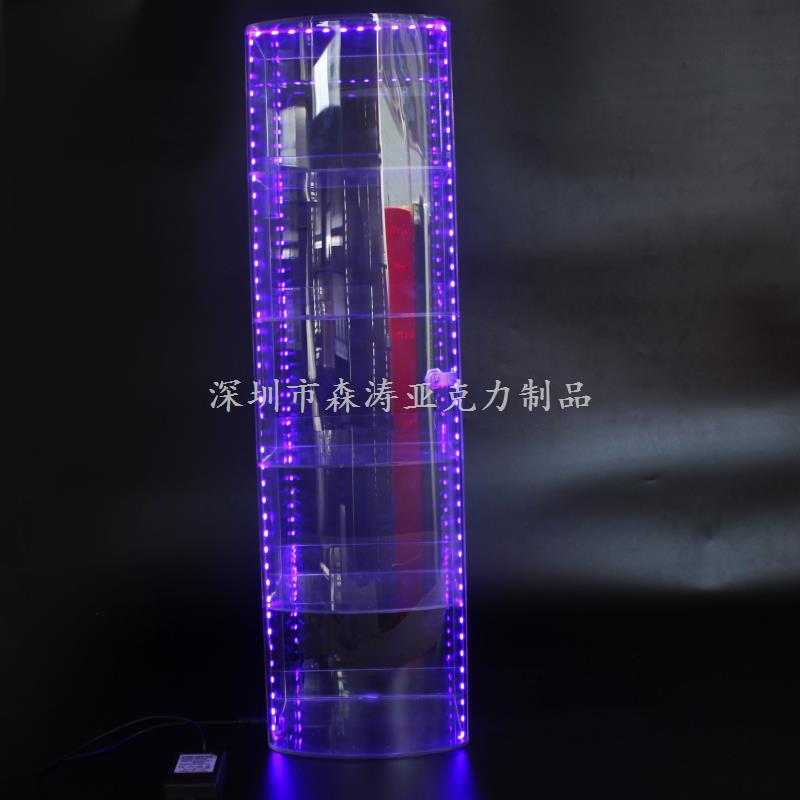 帶遙控器七彩燈數(shù)碼配件架