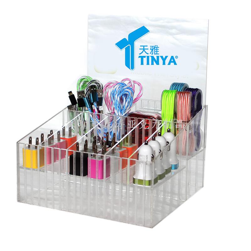 單層手機配件展示架