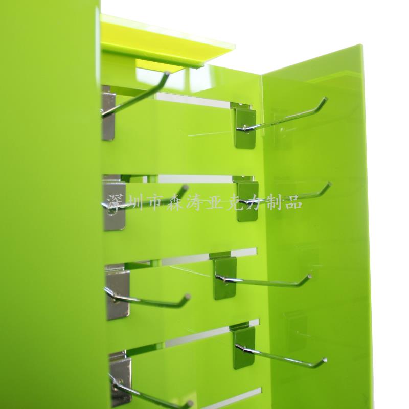 多層旋轉(zhuǎn)帶掛鉤亞克力展架