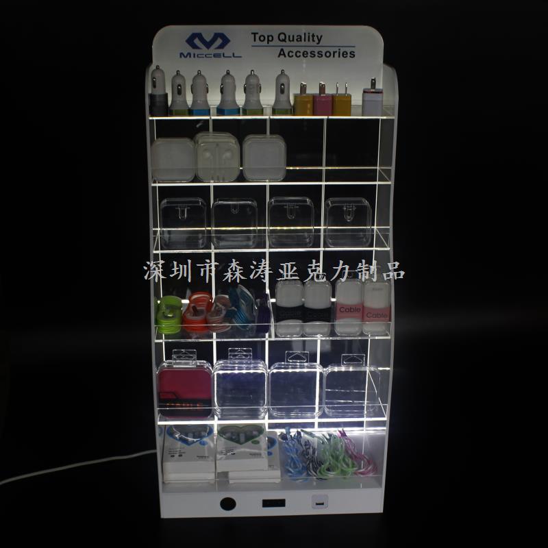 多功能數(shù)碼產(chǎn)品掛件亞克力展示架