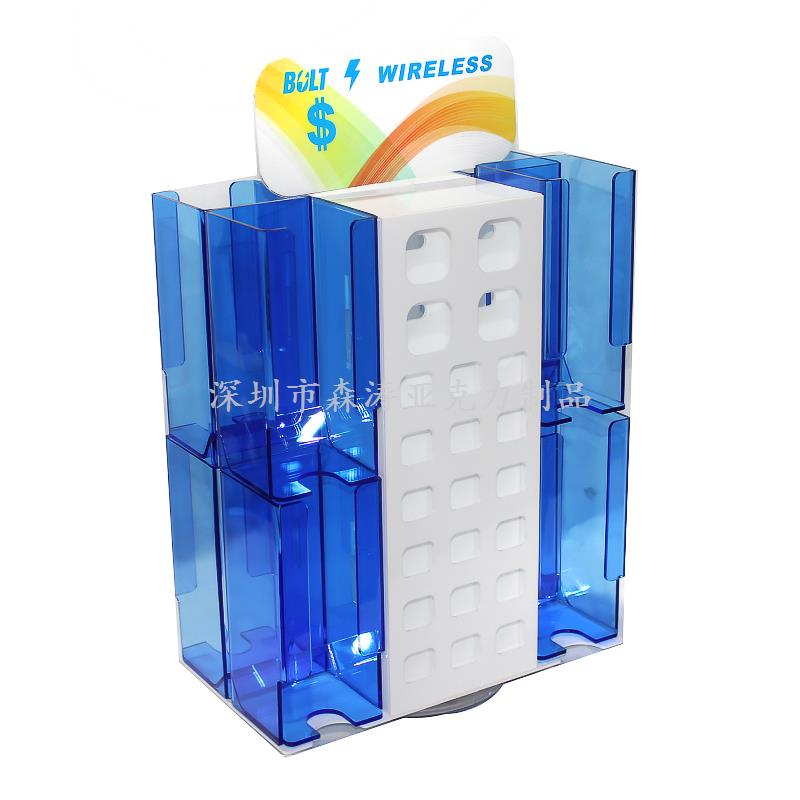 可拆手機(jī)充電器材亞克力展示柜